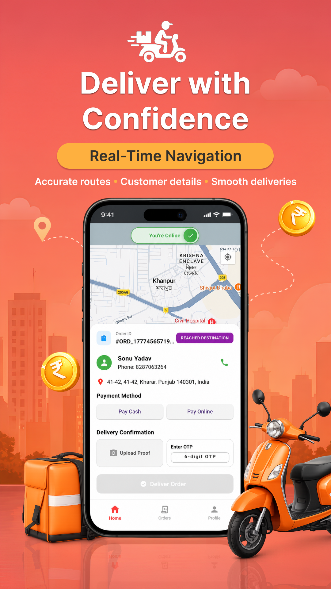 Rider app screenshot